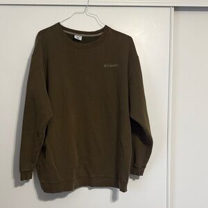 Columbia Men's Olive Crewneck Sweater